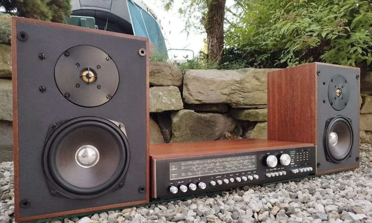 Stereo receiver a reprobedny TESLA - Made in Czechoslovakia