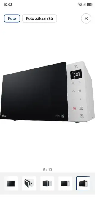 Mikrovlnná trouba LG MS23NECBW