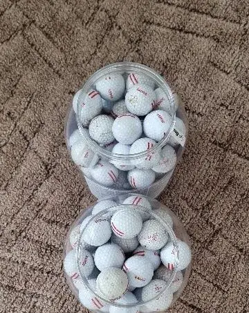 Golfové míčky, použité