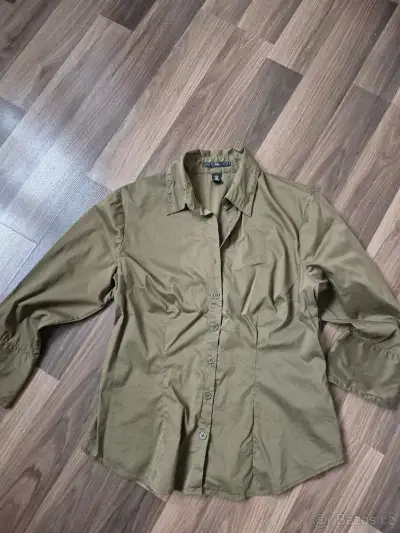 Dámská khaki košile H&M vel.40