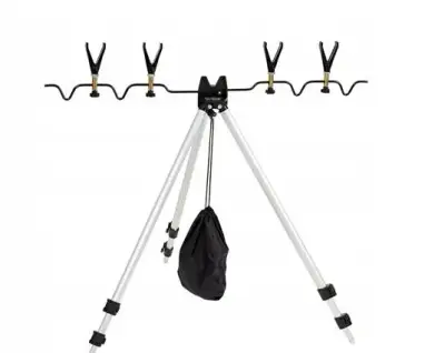 Teleskopický hliníký stojan na pruty (tripod)