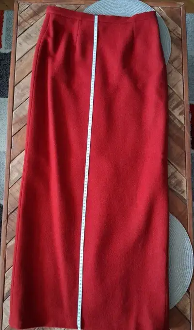 Zimní dlouhá sukně