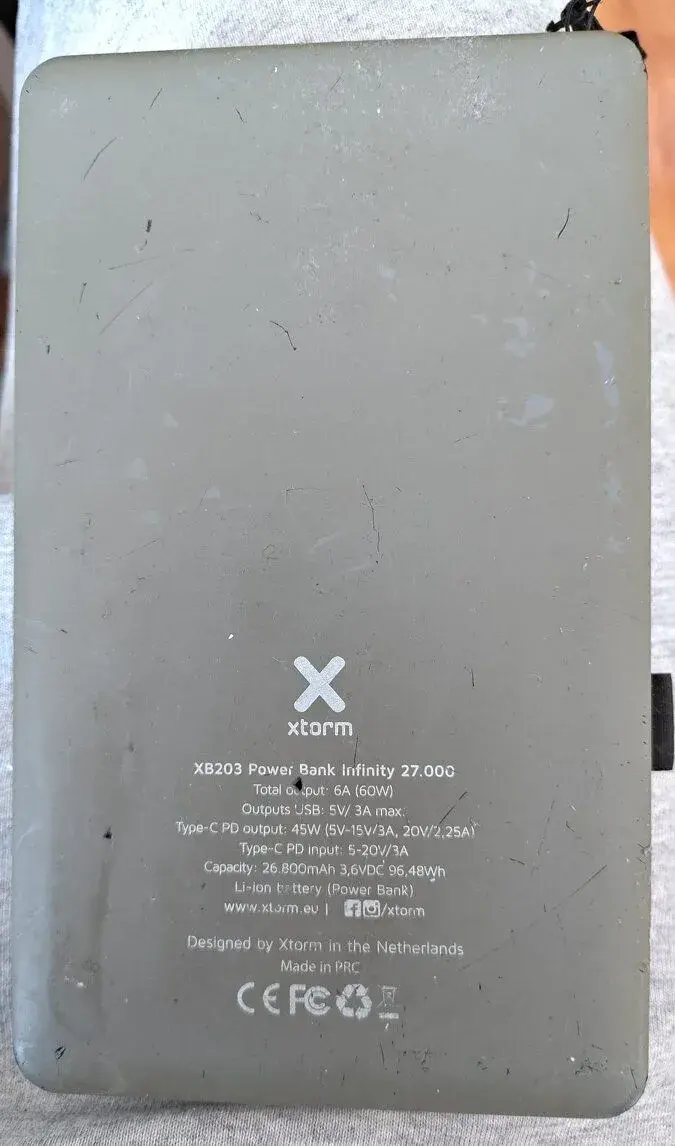 Powerbanka Xtorm XB203 - 27000 mAh
