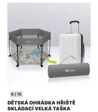 Nová dětská ohrádka pro odpočinek i dětské dovádění (hraní)