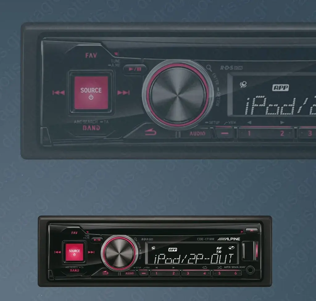 ALPINE CDE-171RR , USB , MP3 , AUX