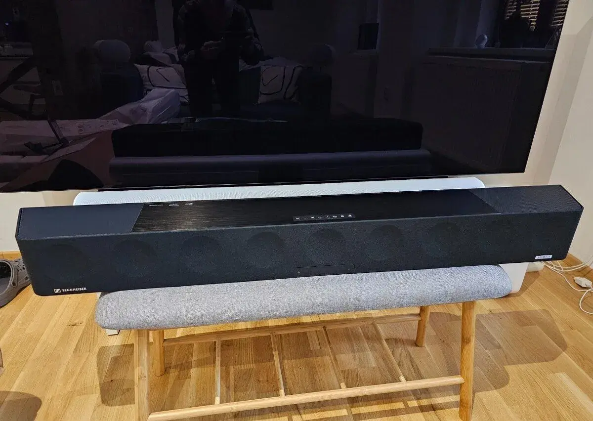 soudbar Sennheiser AMBEO MAX + subwoofer SVS SB-1000, nové