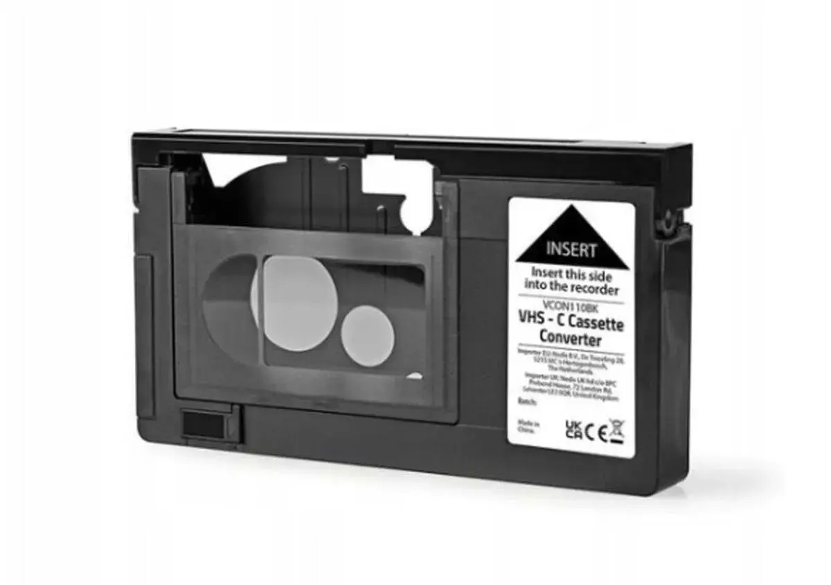 VHS-C kazetový adaptér, nepoužitý Nedis