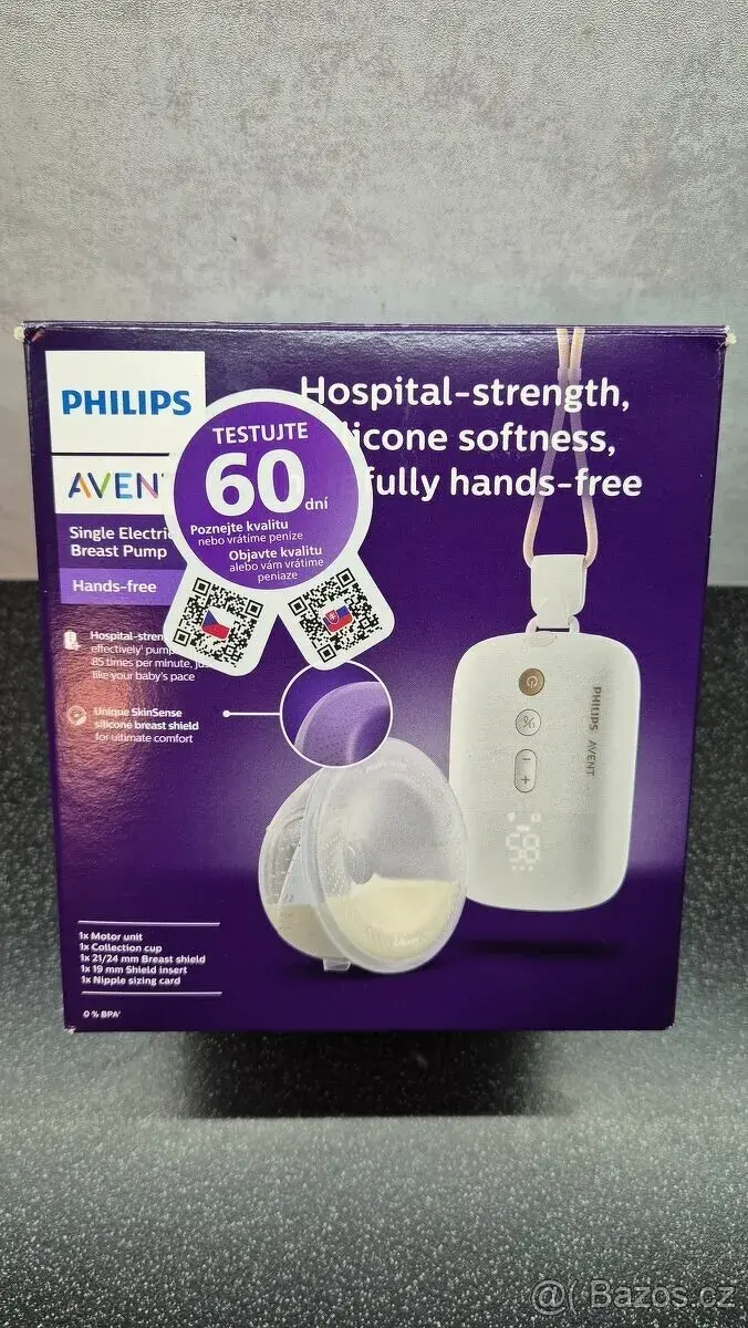 Odsávačka mléka Philips AVENT Hands-Free Premium Plus SCF531