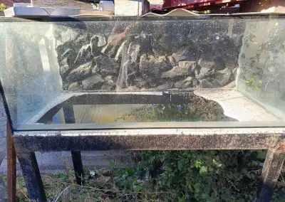 Akvarium+podstavec+externi filtr