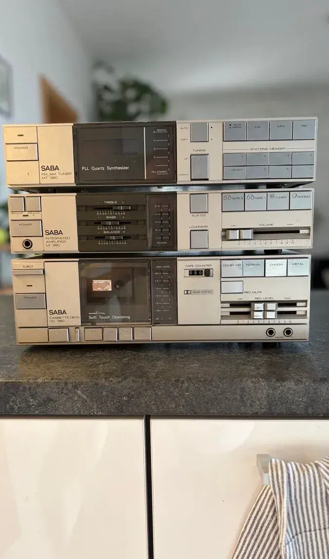 Vintage Hi-Fi sestava Saba