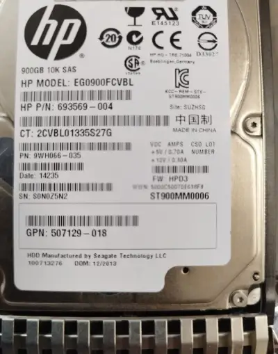 Nové HP SAS HDD 600GB a 900GB 2,5´