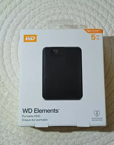 Externí HDD WD Elements Portable 5TB černý 2.5"