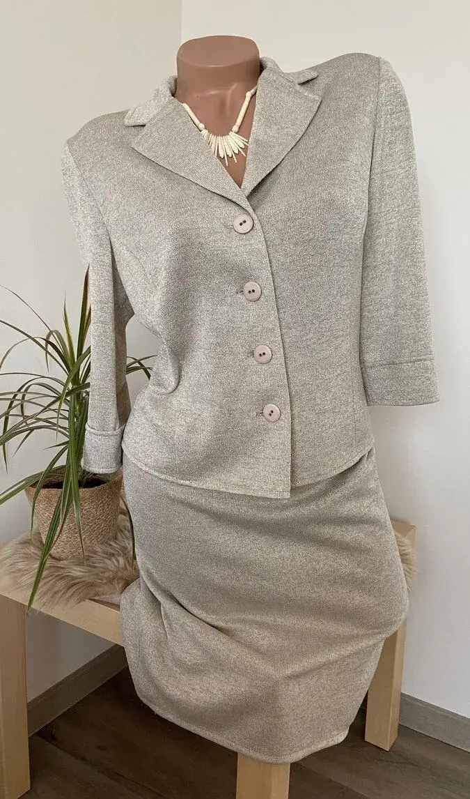 Dámský handmade sukňový kostýmek vel.M/L