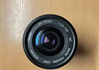 Japonský Vivitar zoom 35-70, výborná světelnost -