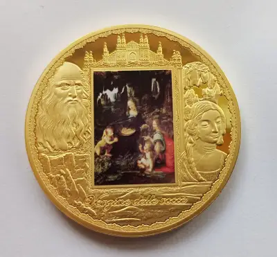 Pamětní medaile Leonardo da Vinci – Vergine delle Rocce