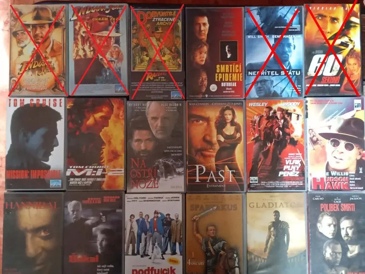 Originál VHS kazety