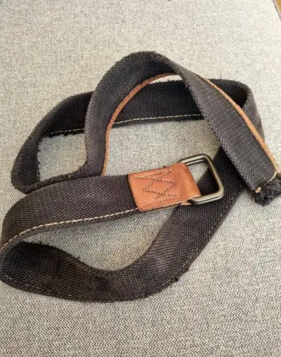 Opasek cotton A&F, delka 133cm, vintage