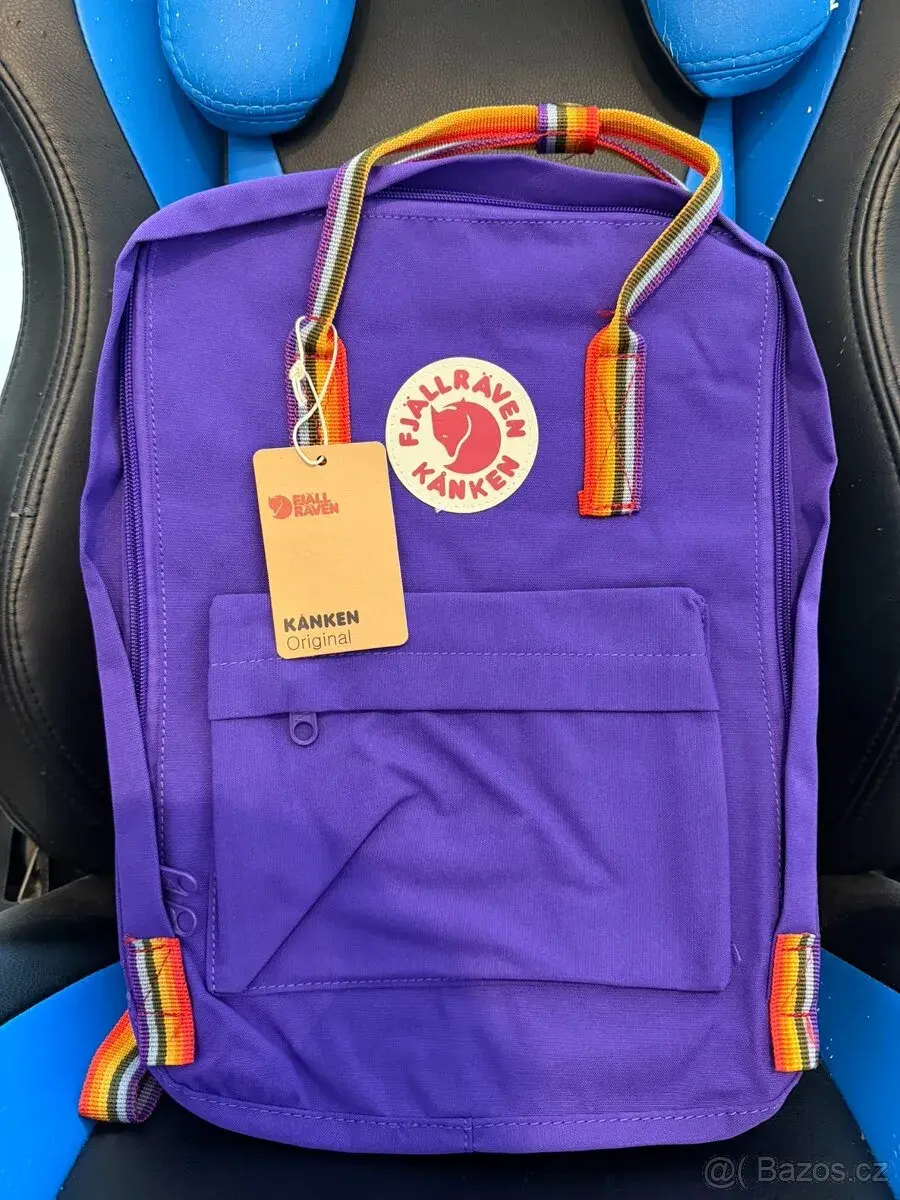 Fjallraven Kanken Rainbow Fialová (16L)