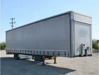Fliegl SES 200, JEDNOOSÝ NÁVĚS, LOW DECK, 33 PALET, PŘÍZDVIH