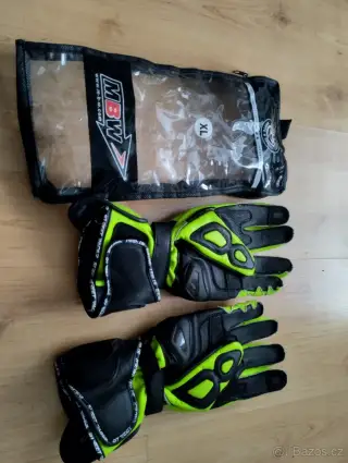 Kožené moto rukavice