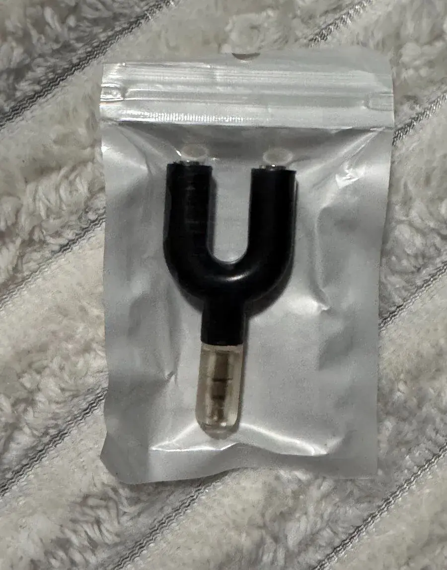 Rozdvojka audio jack 3,5 mm, 1 konektor / 2 zdířky