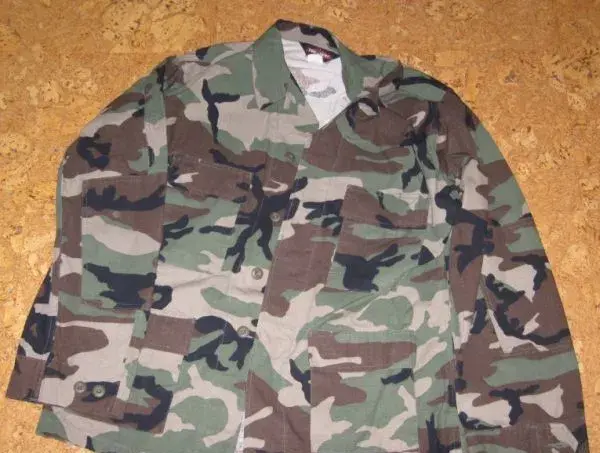 Maskáče blůza orig.US WOODLAND BDU "L", 100% bavl.,NOVÉ
