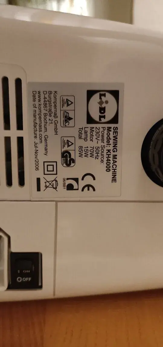 Šicí stroj KH4000 Lervi