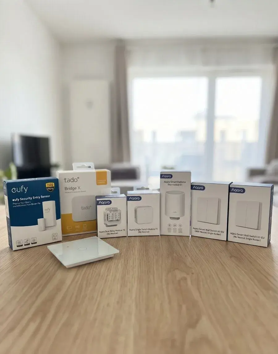Chytré prvky a senzory domáctnosti: eufy, tado, Aqara