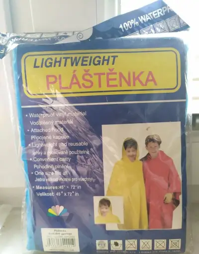 Pláštěnka modrá nepoužitá