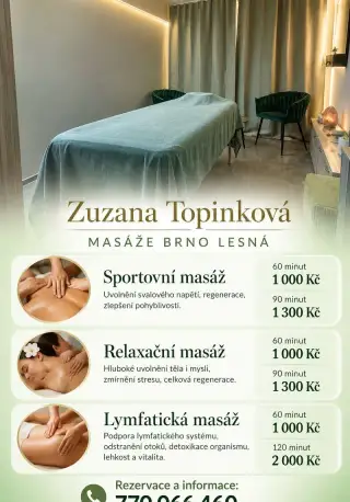 Masazni studio na Lesne,Brno