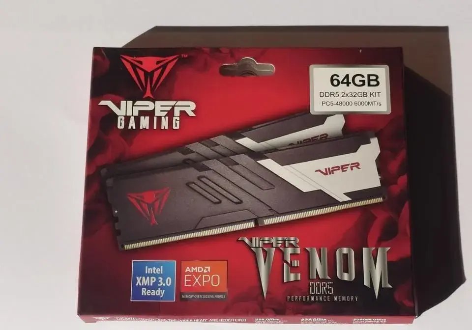Patriot Viper Venom DDR5 64GB 6000MHz CL36
