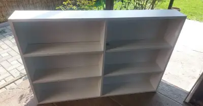 Knihovna, policová skříňka - bílá