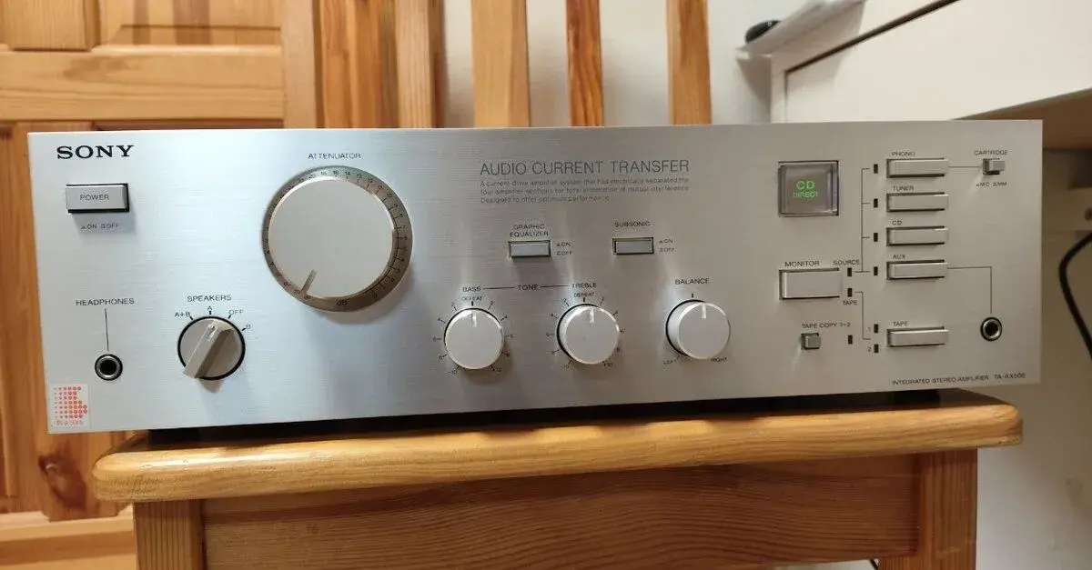 Sony TA-AX500 - Sběratelský stav