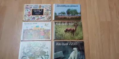 6 x dětská kniha, pohádky, leporelo