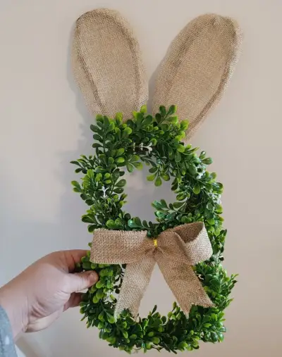 Velikonoční věnec Zajíc, výška 50cm