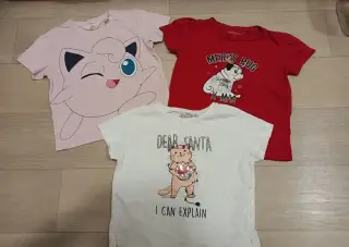 3ks dívčích triček