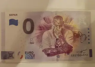 Sběratelská bankovka Separ
