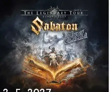SABATON 2.5.2027 VIP klubové patro