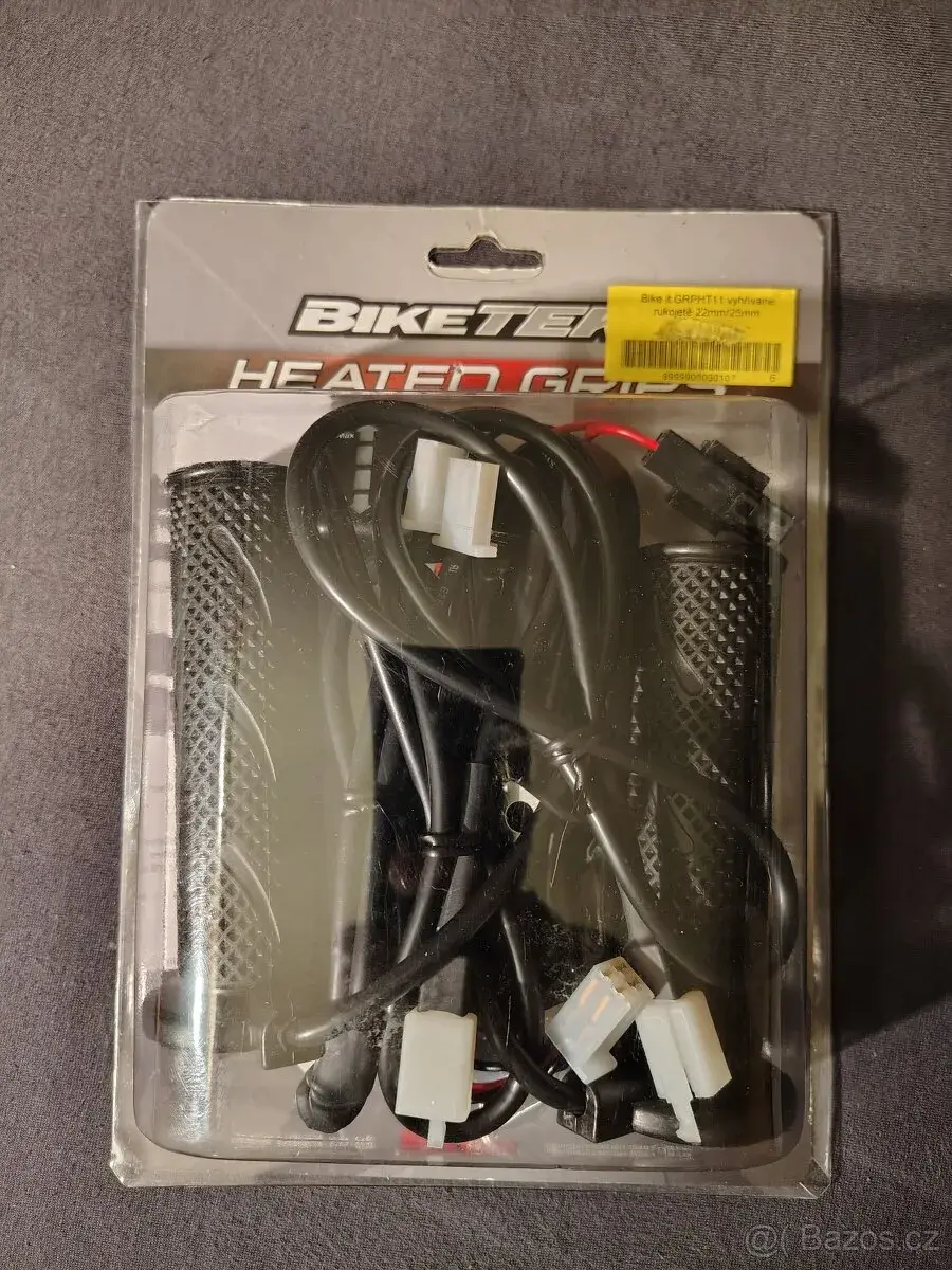 BikeTek- gripy, hefty, rukojeti vyhřívané na motorku, nové -