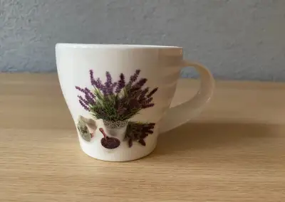 Nový porcelánový hrnek Smart Cook - motiv levandule