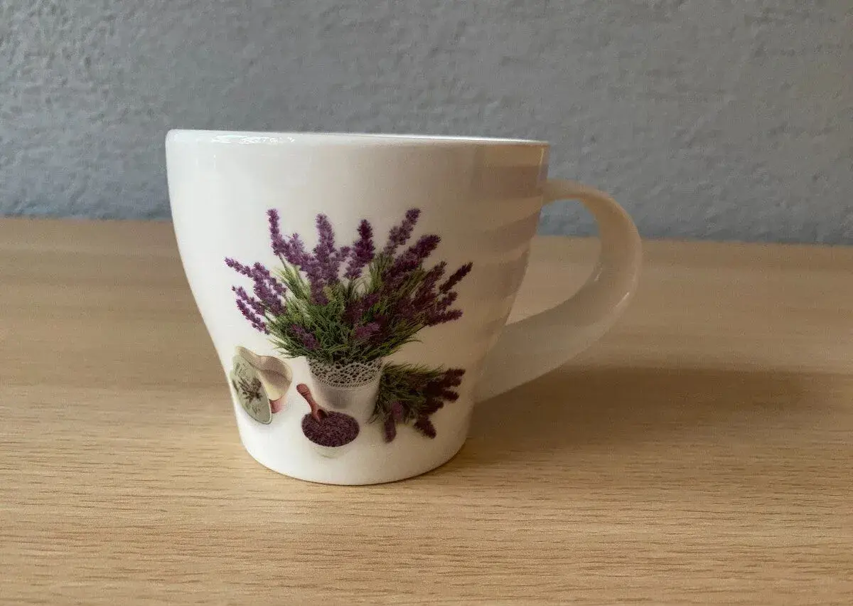 Nový porcelánový hrnek Smart Cook - motiv levandule