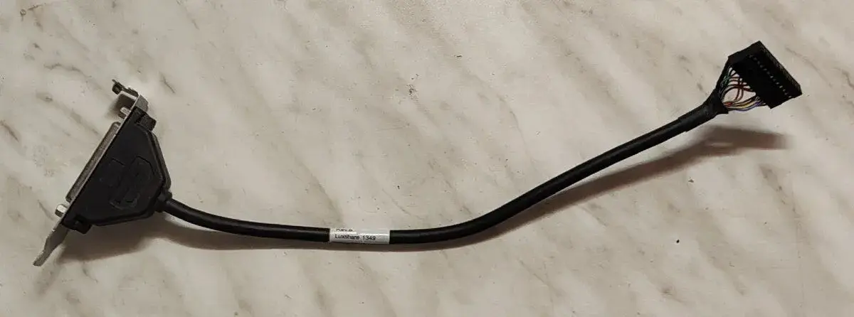 Nízkoprofilový PCIe paralelní / printer port
