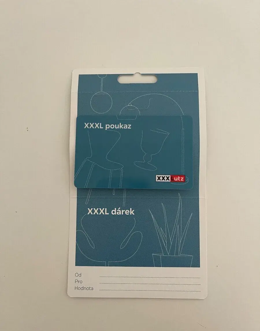 Dárkový poukaz XXXLutz - 10.000 Kč