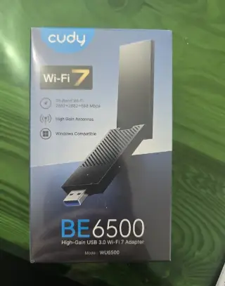 CUDY BE6500 Tri-Band Wi-Fi 7 USB Adapter