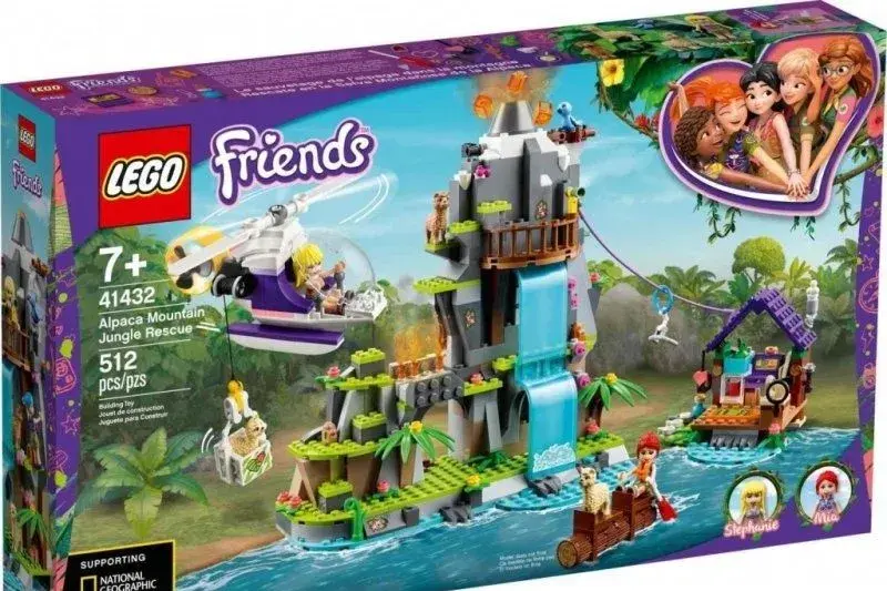 Lego Friends 41432 Záchrana lamy na horách v džungli