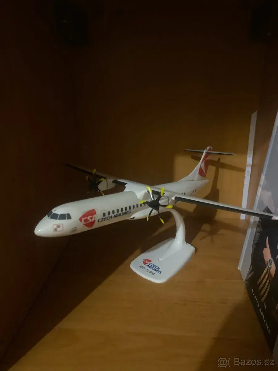 Vzácné letadlo ATR 72 ČSA