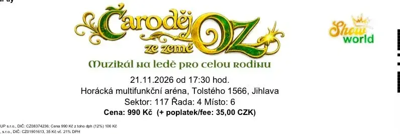 Muzikál Čaroděj ze země Oz