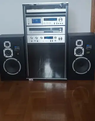 Kompletní Hi-Fi věž PIONEER „Blue Line“ (1980) –vc.repro a r