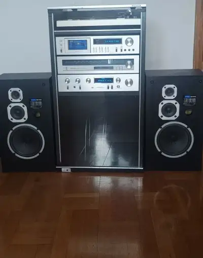 Kompletní Hi-Fi věž PIONEER „Blue Line“ (1980) –vc.repro a r