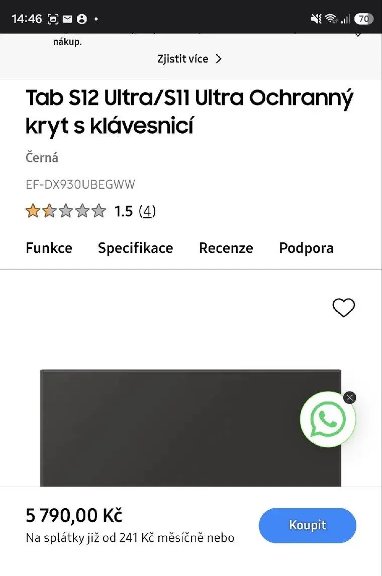 Klávesnicí na Samsung galaxy tab S12 ultra